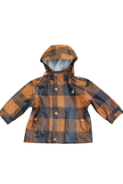Crywolf Raincoat, Brown and black, 1