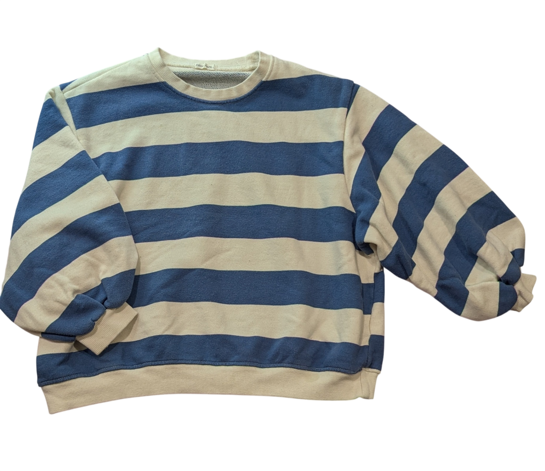 Ziggy Zaza Jumper, Blue and White, L (5-7?)
