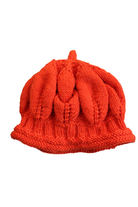 Handknit Hat, Red, Kids