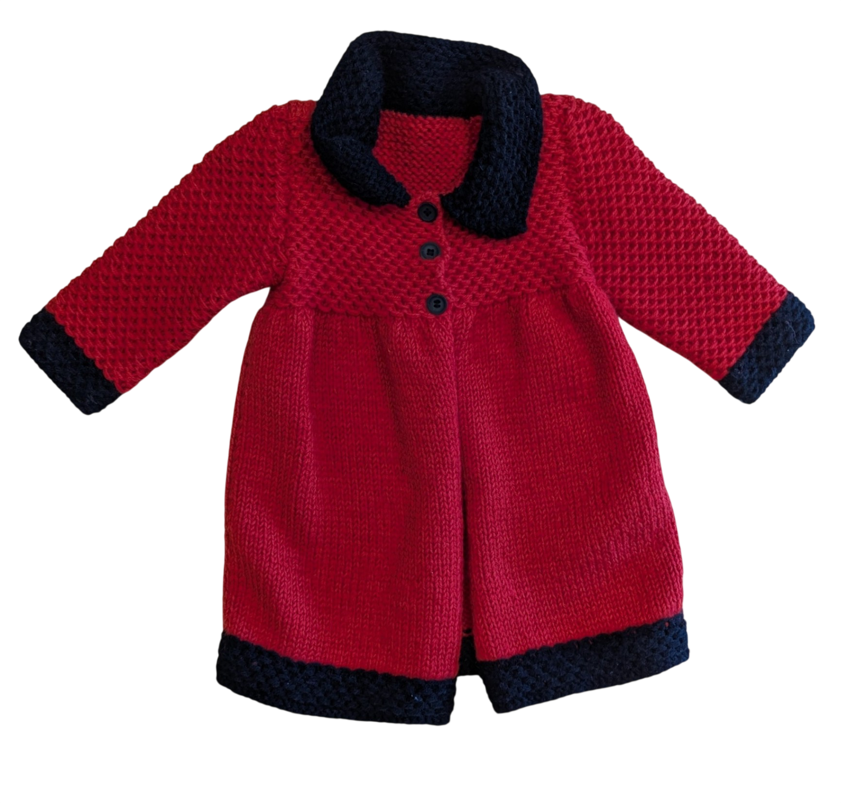 handmade Coat, Red and Black, 4?