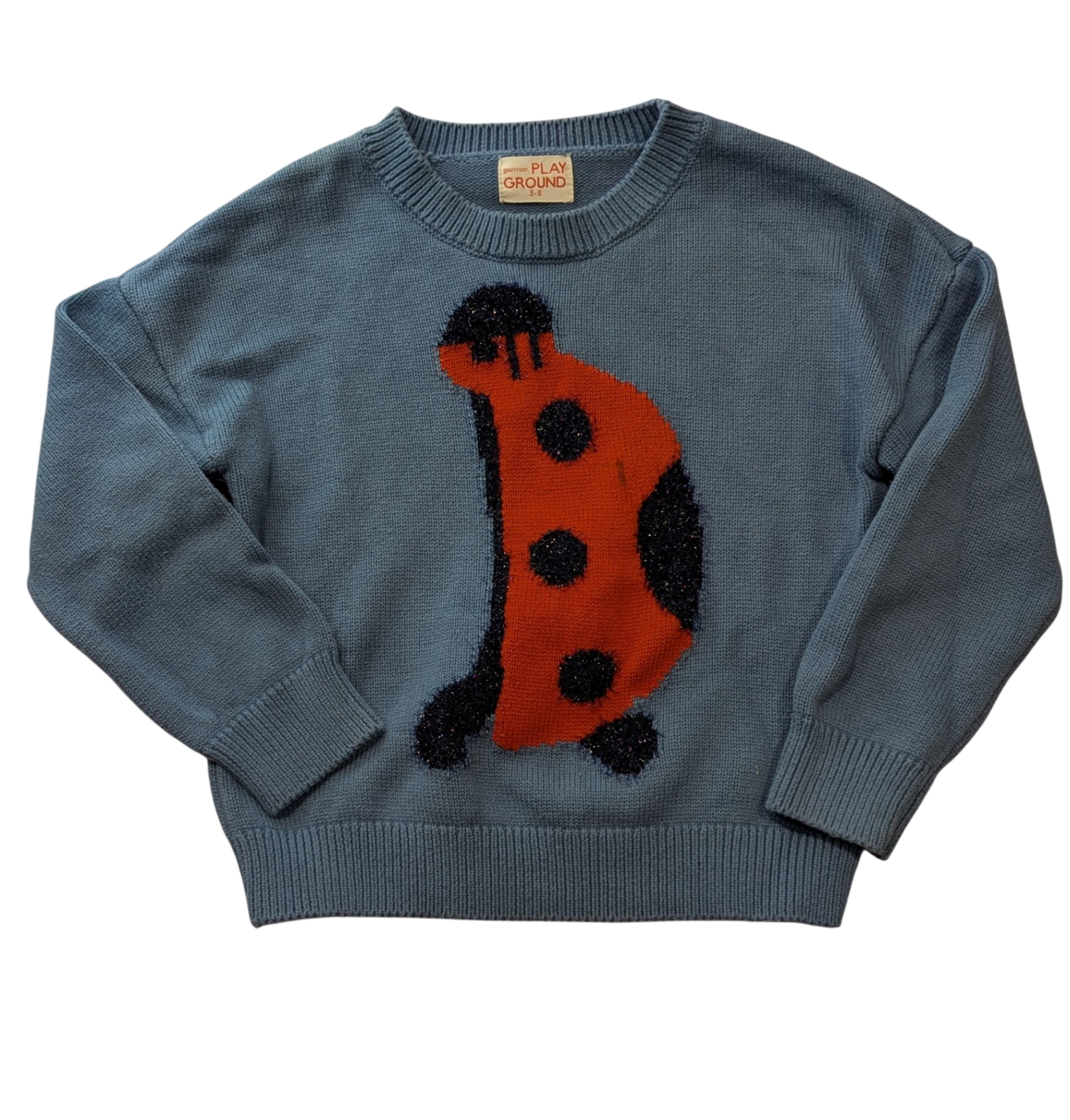*Gorman Playground Jumper, Blue/red/sparkly navy , 6