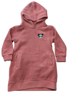 Minti Jumper Dress, Pink fleece, 4