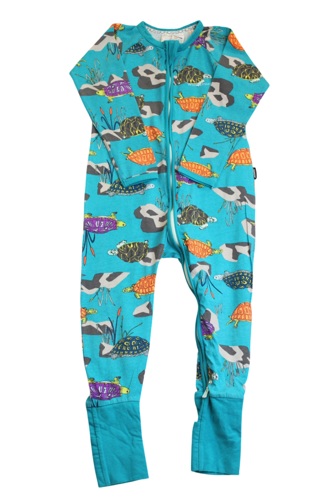 Bonds Jumpsuit, Turquoise, 3
