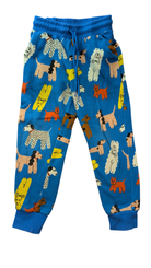 Gorman Playground Pants, Blue/Dogs, 6