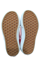 Vans Shoes, Red and White, US 11/EUR 27.5
