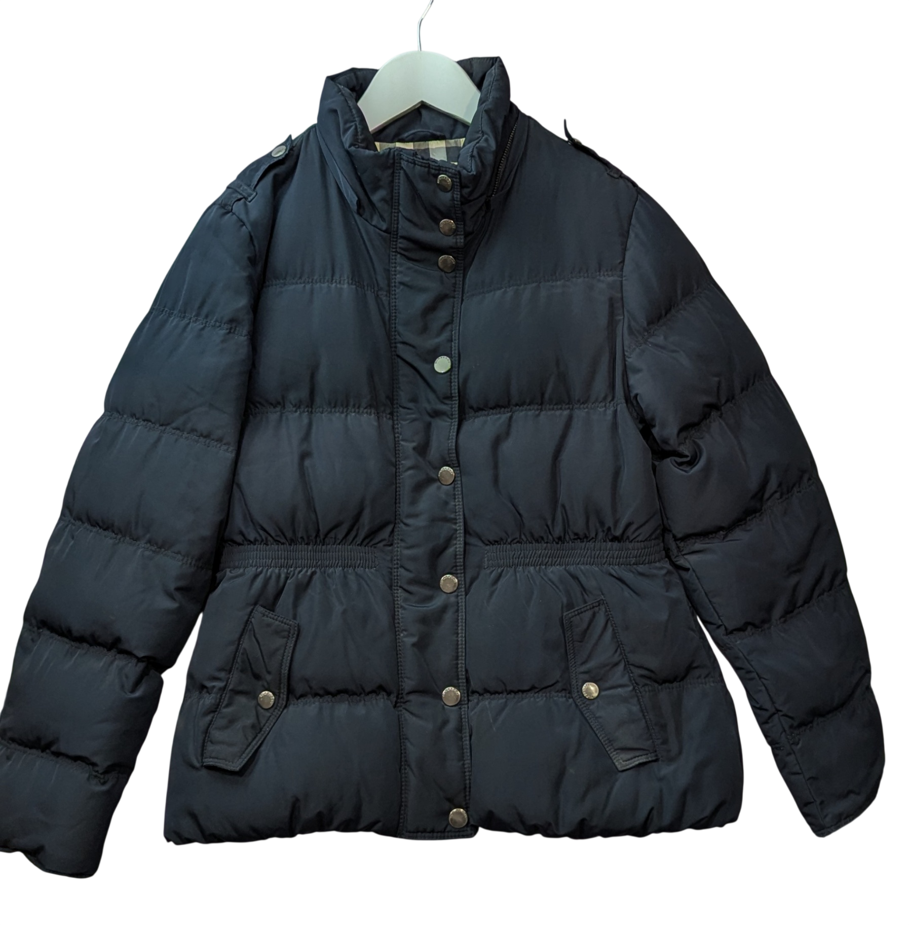 Burberry Puffer Jacket, Dark navy, 12