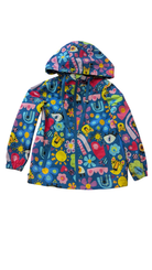 Mama Movement Raincoat, Blue Multicolour, 4-5
