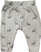 Seed Leggings, White, grey/gold reindeer, 00
