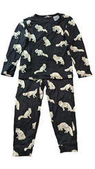 Country Road Pajama Set, Black, 4-5