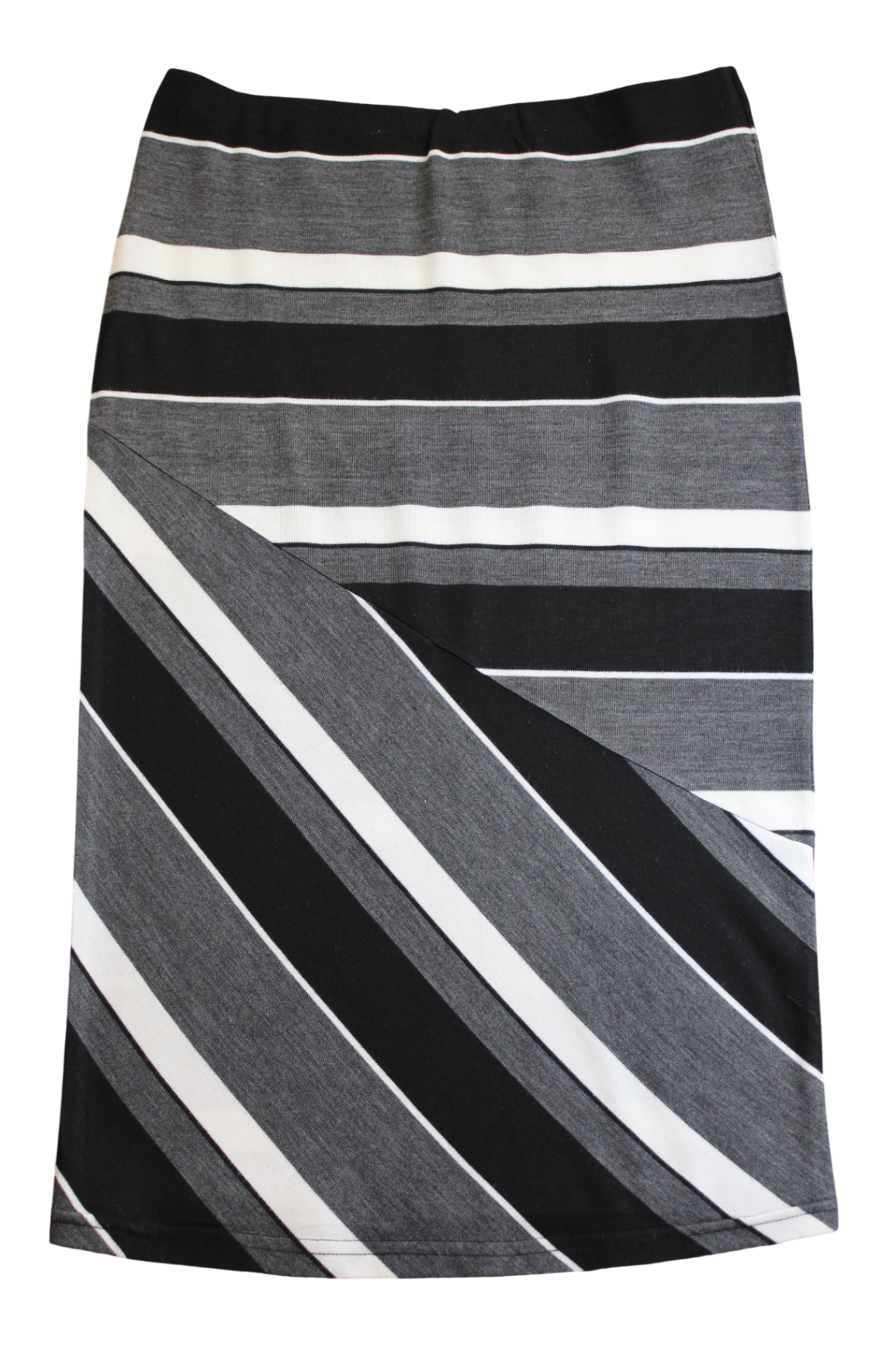 Pea in a Pod Maternity Skirt, Black, Grey, White, 10