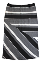 Pea in a Pod Maternity Skirt, Black, Grey, White, 10