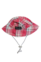Oobi Sun Hat, Pink check, S