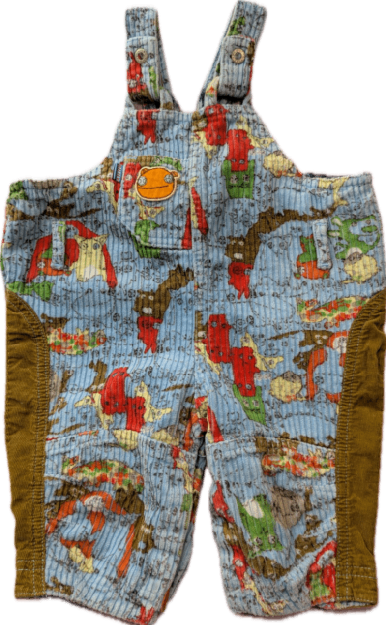 Oilily Overalls, Blue/brown multicolour, 000