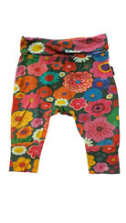 Kip & Co Leggings, Multicolour with dark green base, 1