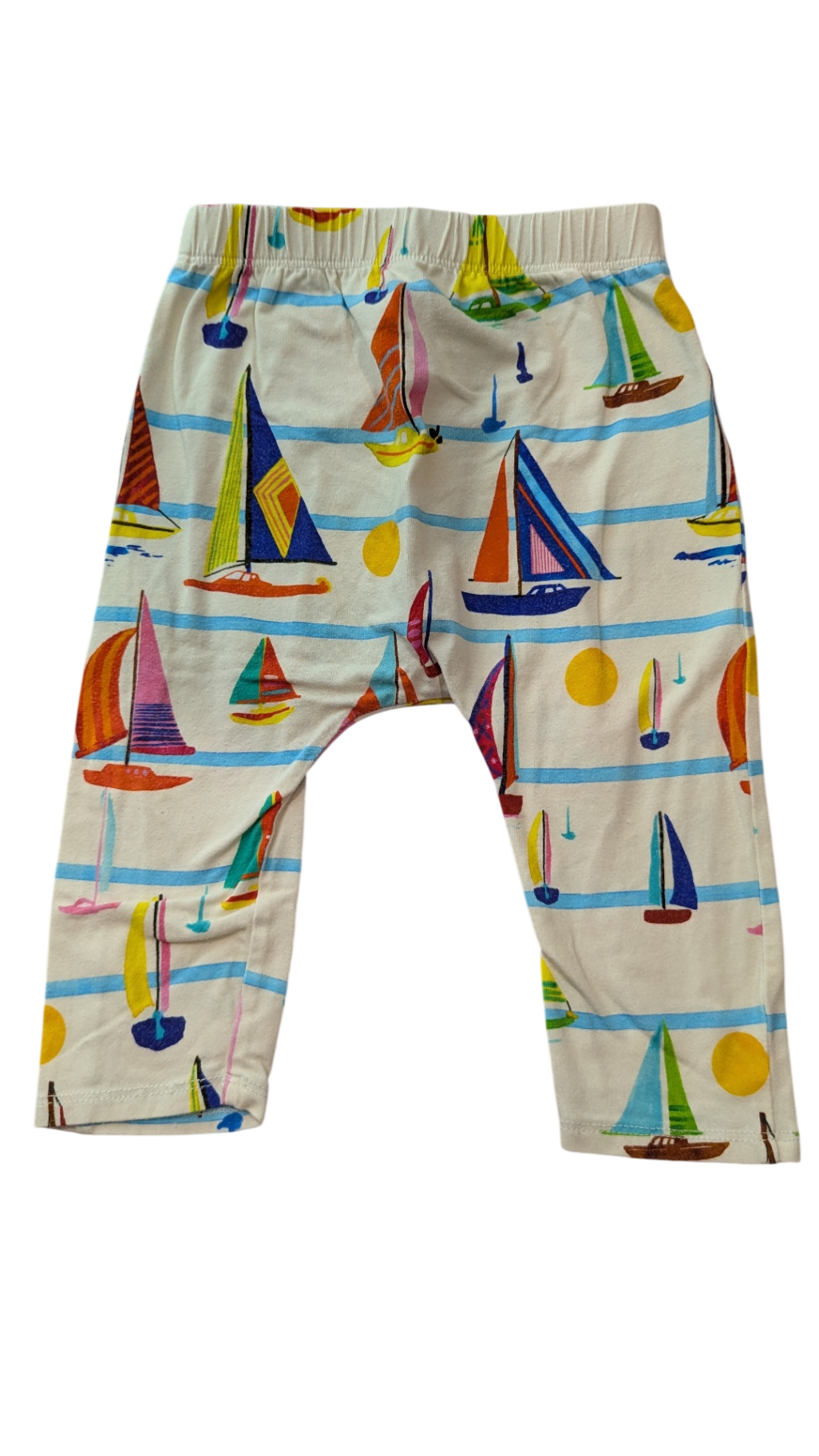 Gorman Kids Leggings, Cream with multicoloured print, 6-12M