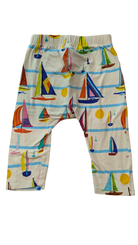 Gorman Kids Leggings, Cream with multicoloured print, 6-12M