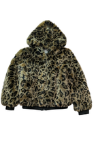Decjuba Kids Jacket, Brown and black, Medium/12