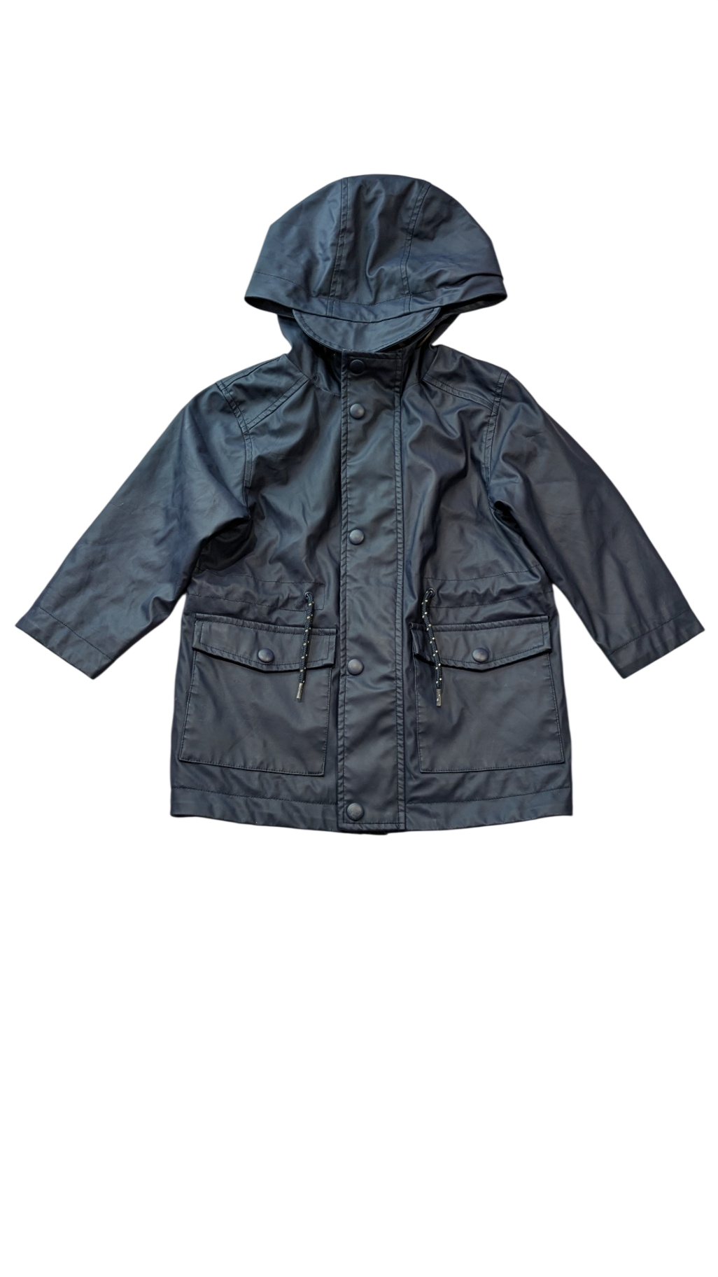John Lewis Raincoat, Dark Navy, 3