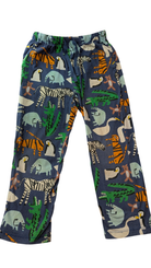 Gorman Kids Pants, blue with multicolour print, 6-7