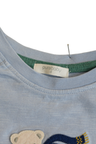Purebaby Long-Sleeve T-Shirt, Light Blue, 4