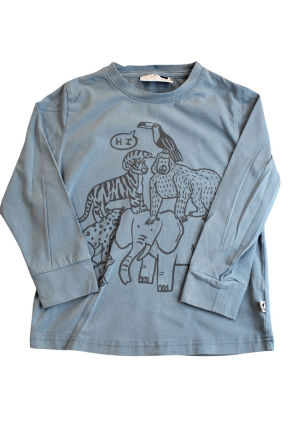 Minti Long-Sleeve T-Shirt, Blue, 4