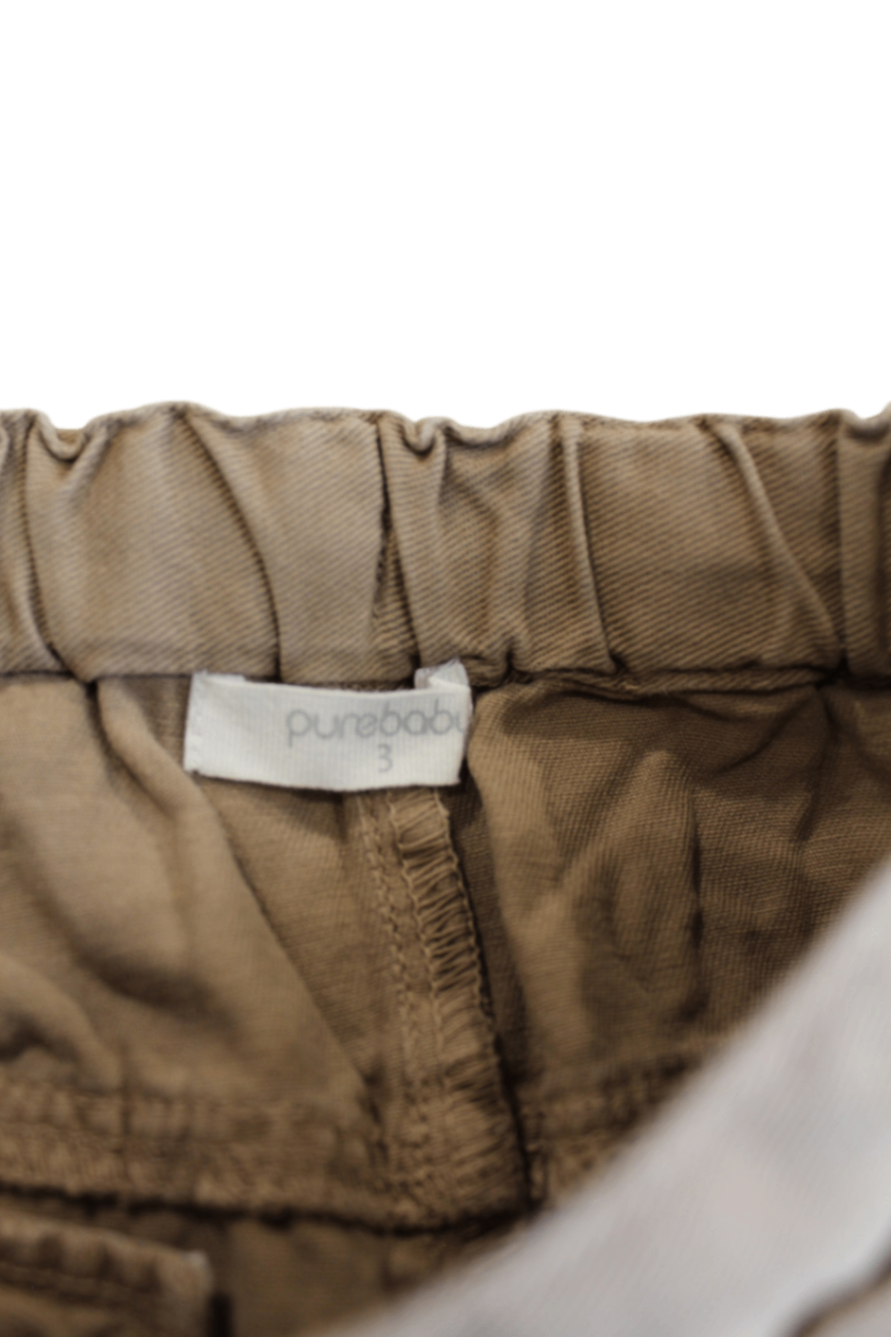 Purebaby Pants, Beige, 3