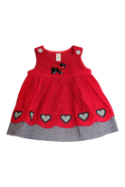 George Dress, Red, 0