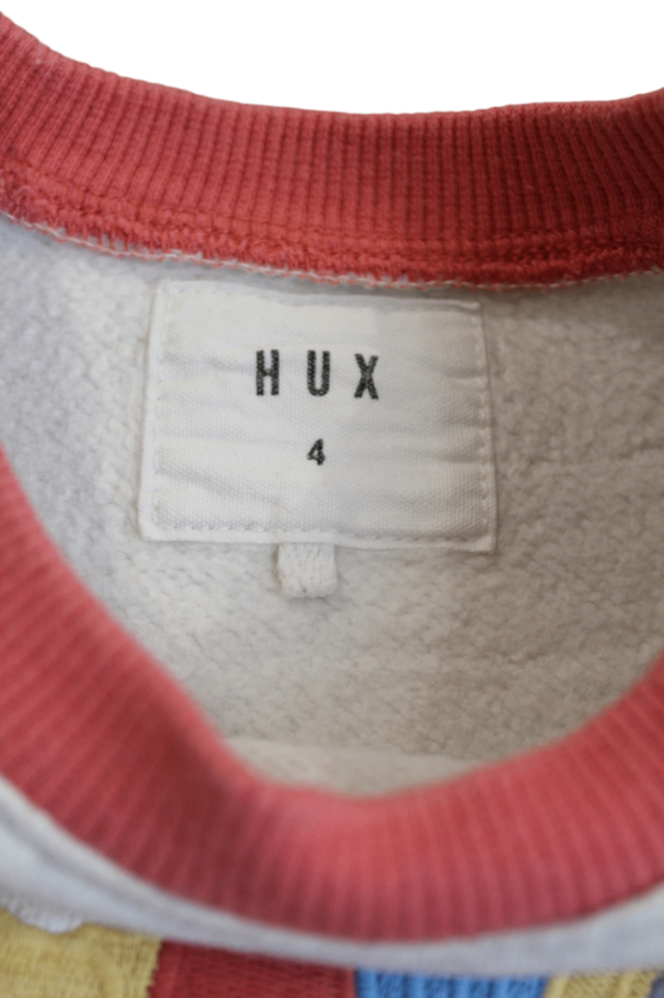 HUX Jumper, Grey, Blue, Yellow, Red, 4