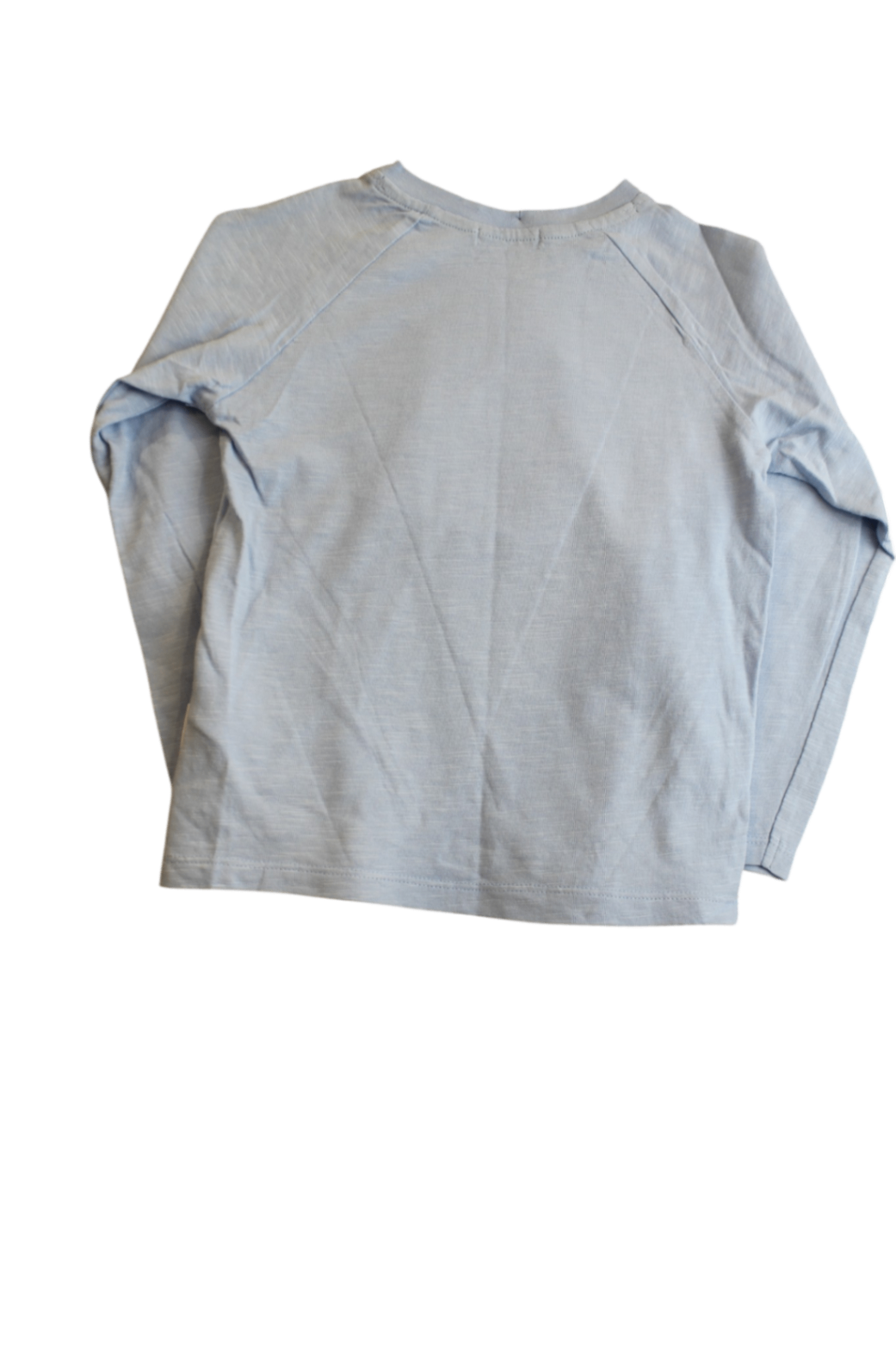 Purebaby Long-Sleeve T-Shirt, Light Blue, 4