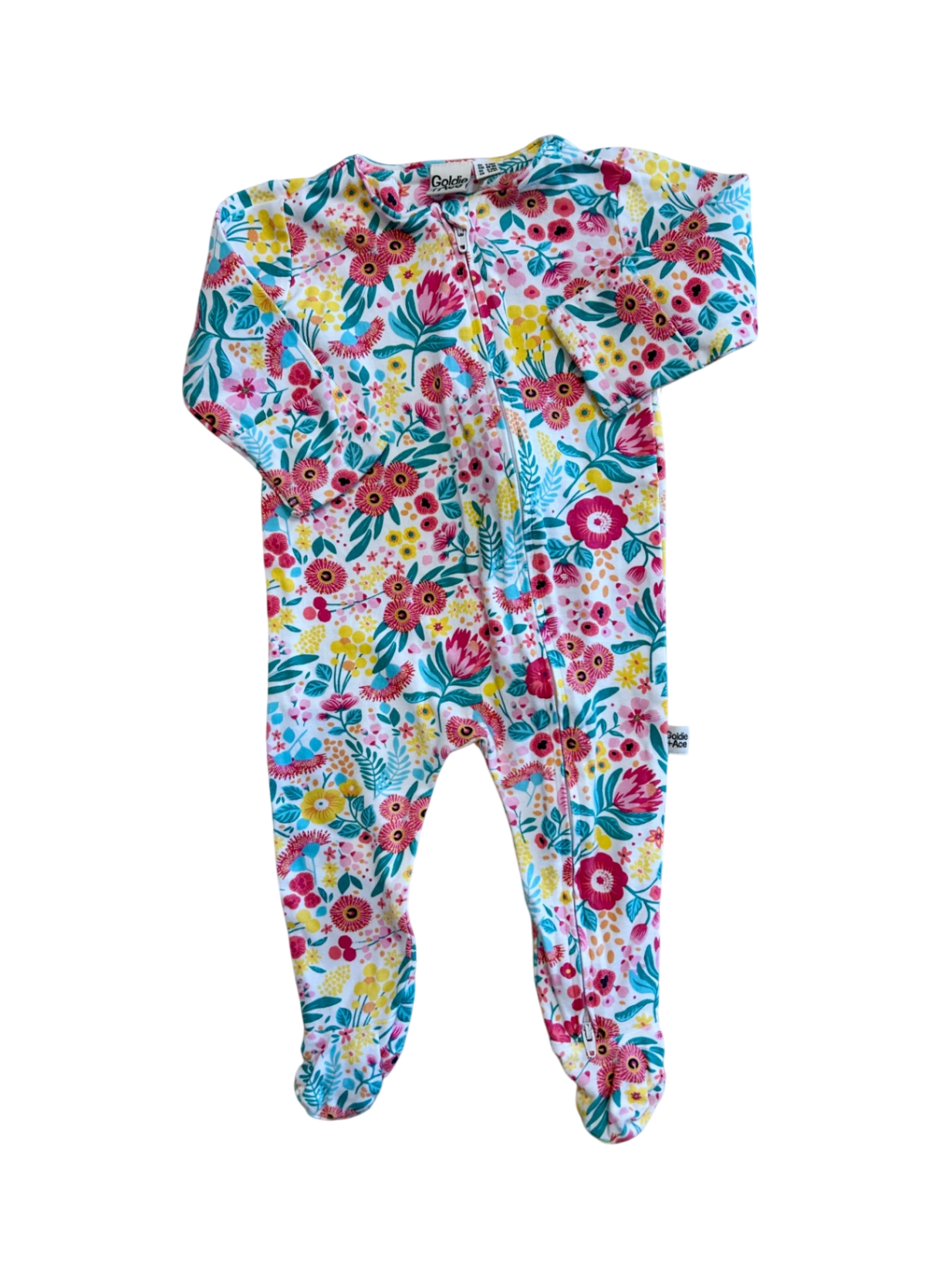 Goldie + Ace , jumpsuit, White with multicolour floral print, 0