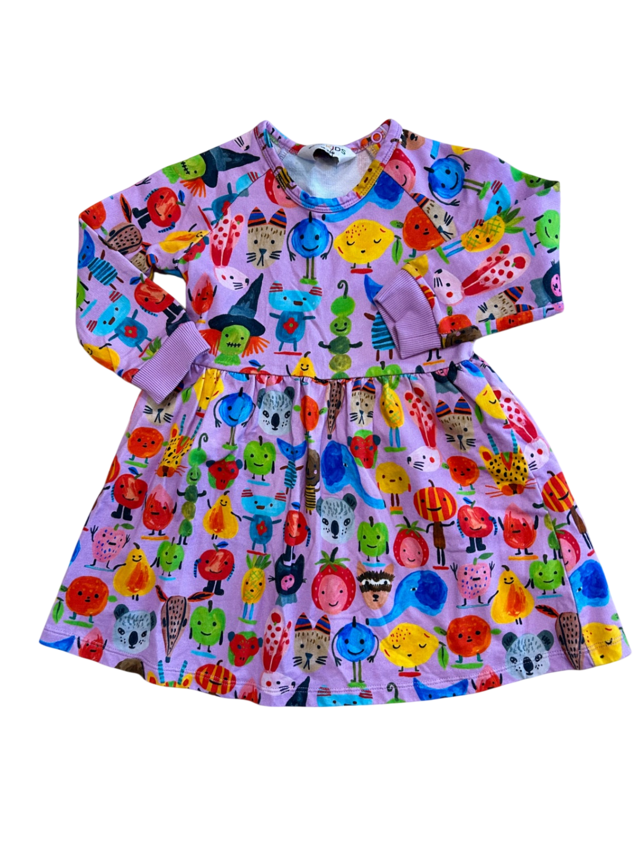 Gorman kids Dress, Purple, 2
