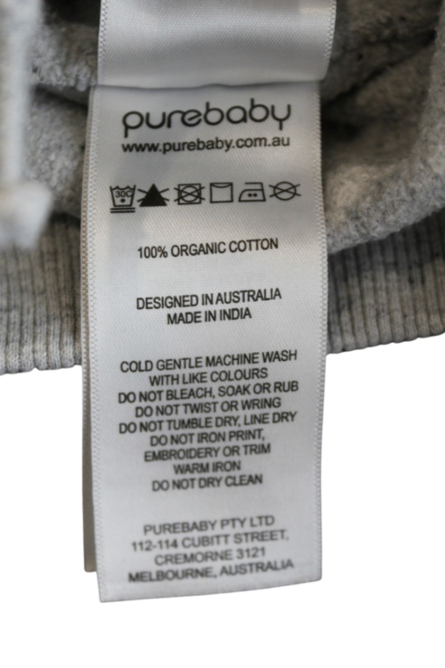 Purebaby Pants, Grey, 4
