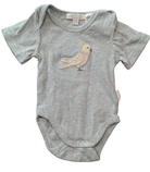 Purebaby Bodysuit, Blue White stripe, 0000