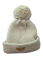 Bear & Cub Beanie, Beige, one size (baby)