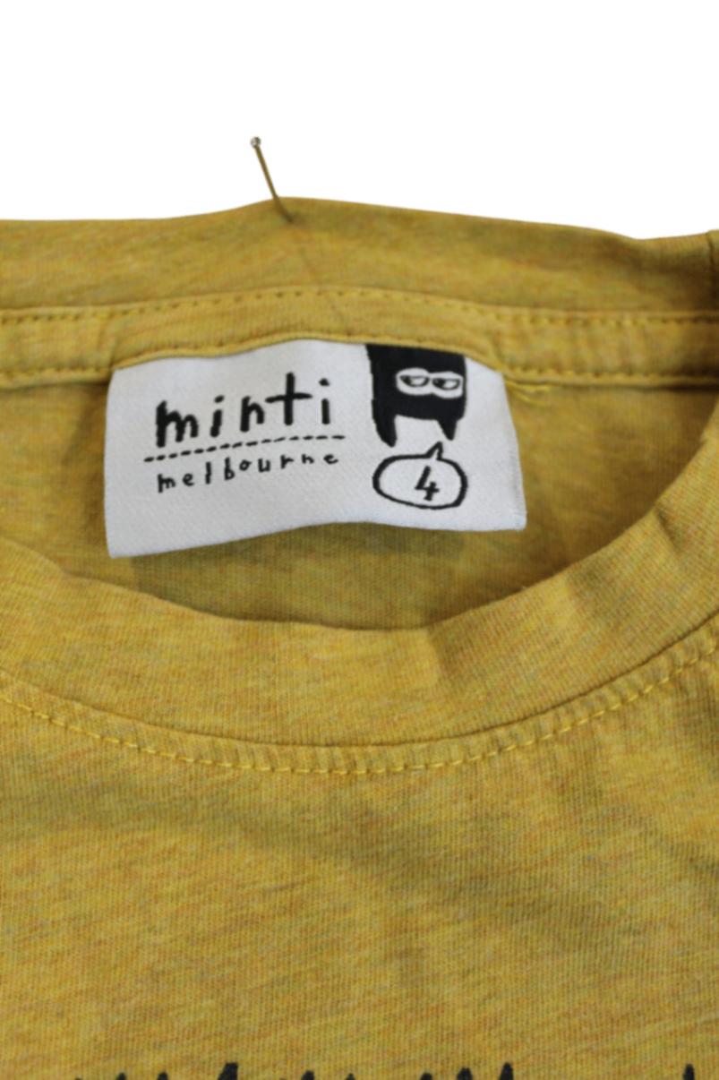Minti Long-Sleeve T-Shirt, Yellow, 4