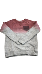 Free by Cotton On Jumper, Burgundy and grey, 9