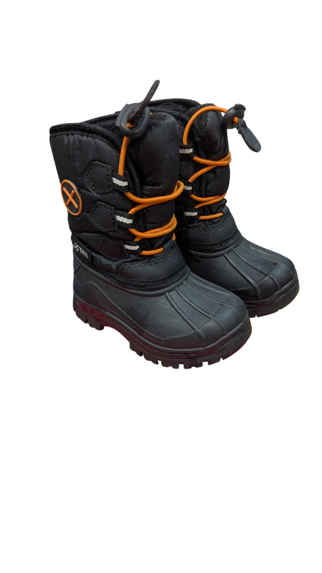XTM Snowboots, Black with orange accents, UE 21/22, US 6/6.5