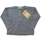 Goldie + Ace Shirt, Blue and White Gingham, 3