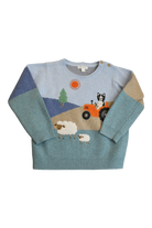 Purebaby Jumper, Blue, 4