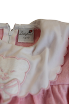Ladybird Playsuit, Pink and white, 0