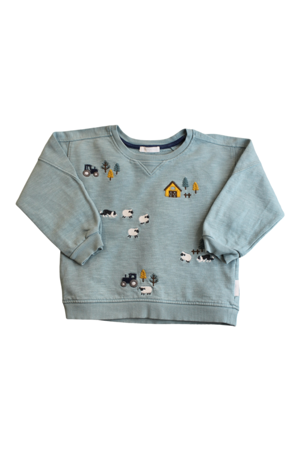 Purebaby Jumper, Light Blue, 4