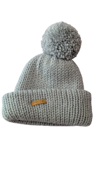 Bear and Cub Designs Beanie, Grey, one size (baby)