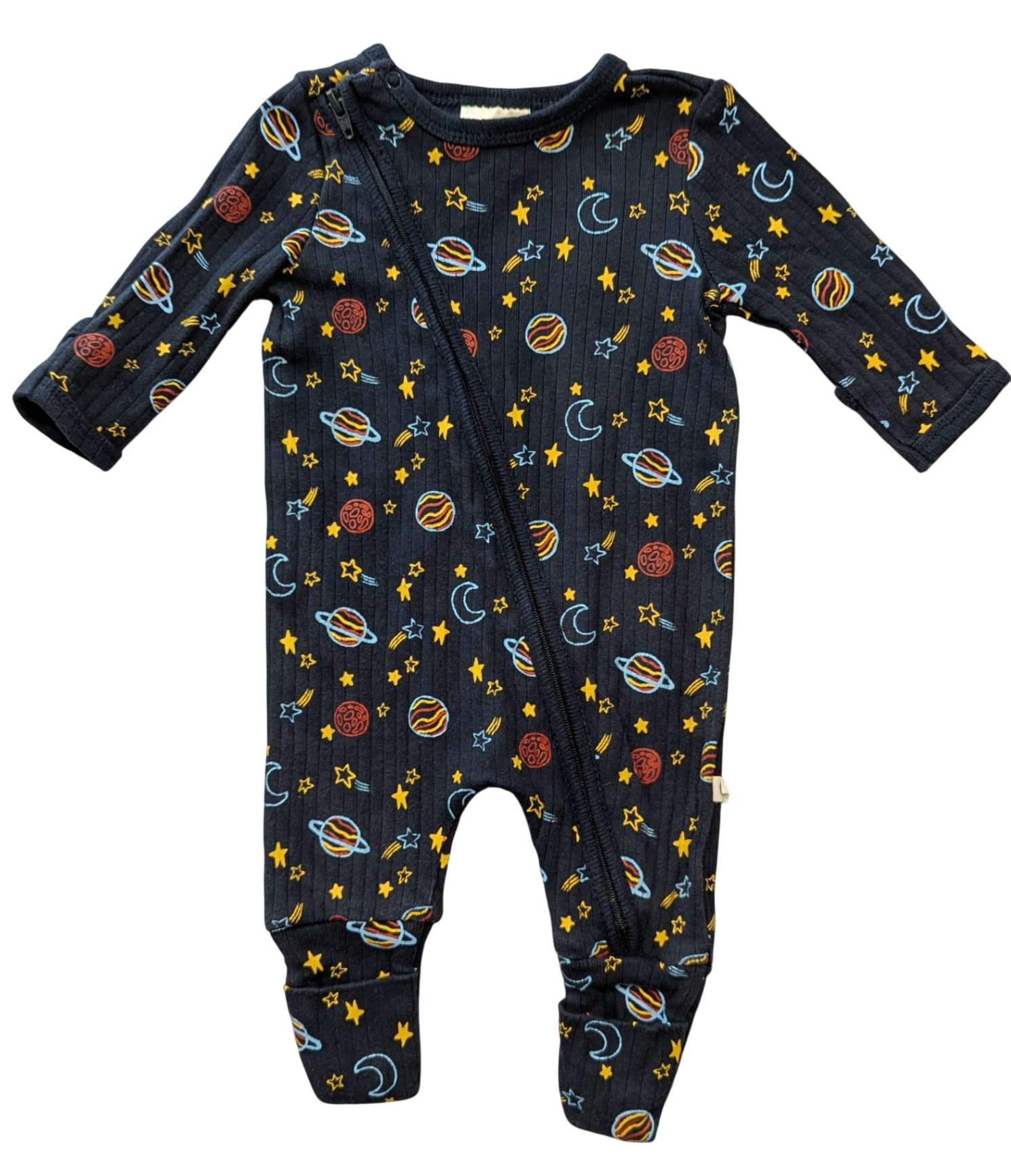 Sprout Jumpsuit, Navy/space print, 0000