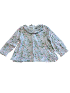Fred & Flo Blouse, White with pink, green and lilac floral print, 1