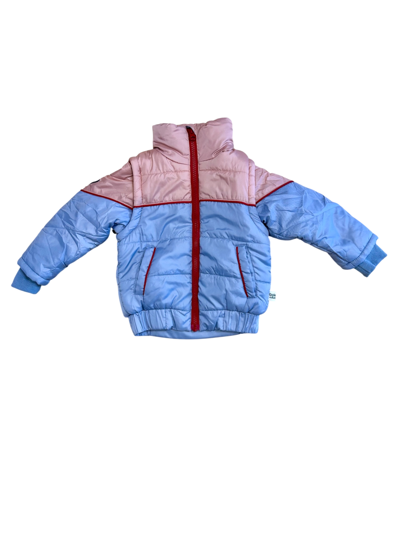 Goldie + Ace Puffer Jacket, Blue, 0