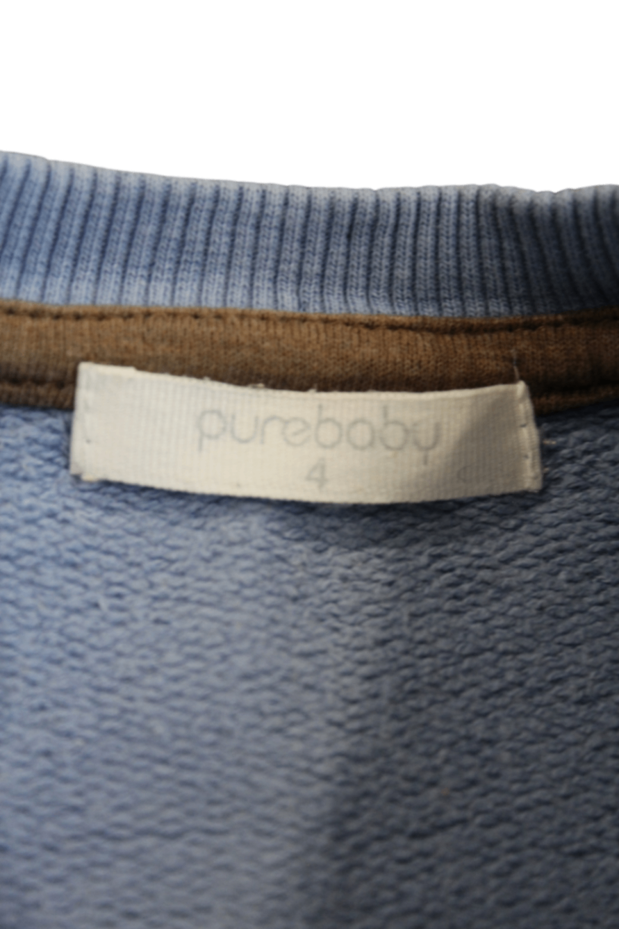 Purebaby Jumper, Light blue, 4