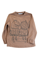 Minti Long-Sleeve T-Shirt, Brown, 4