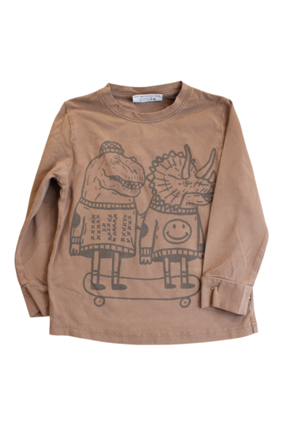 Minti Long-Sleeve T-Shirt, Brown, 4