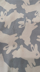 Hux Pajama Set, Blue-Grey w White Bunnies, 5