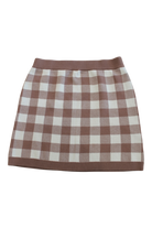 Seed Heritage Skirt, Brown and cream, 10